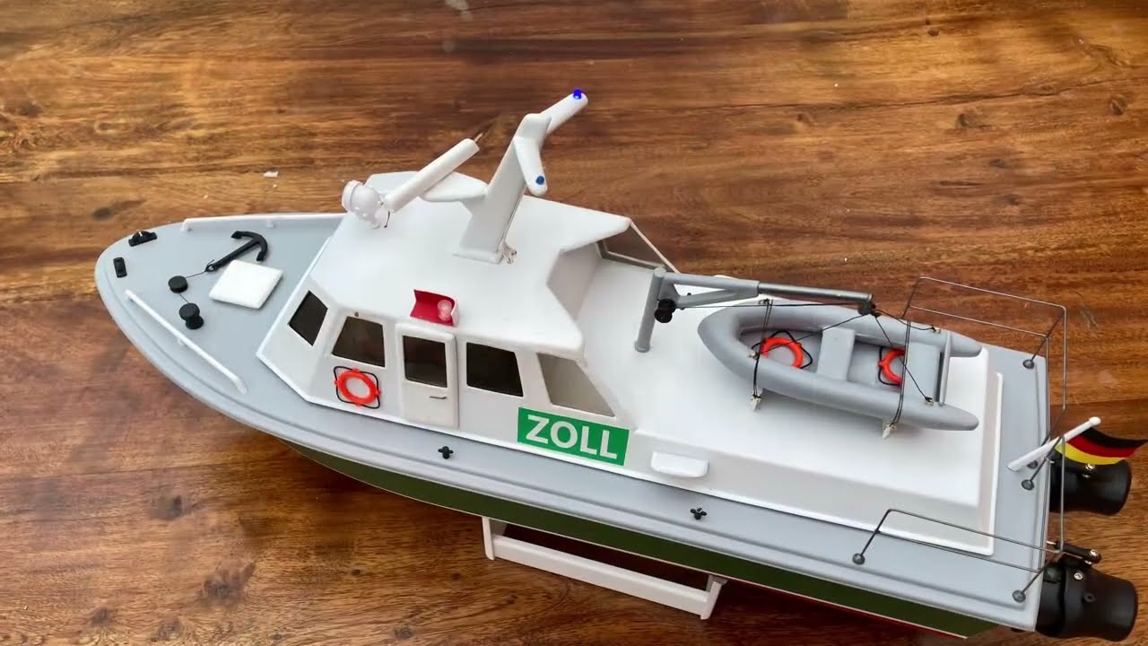 AERONAUT RC ZOLLBOOT Umbau auf Jet Antrieb