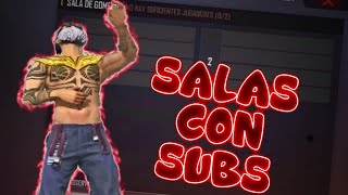 ¡?PVPS SALAS PRIVADAS? │FREEFIRE│JUGANDO CON SUBS/DIRECTO FREE FIRE EN VIVO?│REGION EE.UU│?