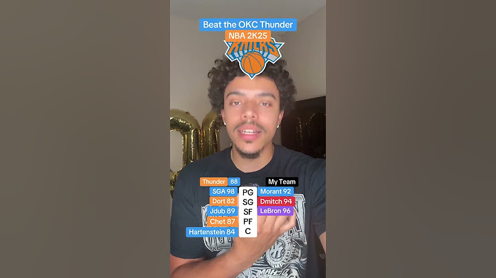 Beat the Oklahoma City Thunder in NBA 2k25 🔥🏀 #nba #thunder