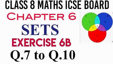 Exercise 6B Q.7 to Q.10 Class 8 ICSE Maths Selina Publisher