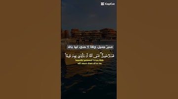 صبر جميل! آية تهدي القلوب من سورة يوسف