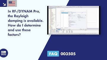[EN] FAQ 003505 | Rayleigh damping is available in RF‑/DYNAM Pro. How do I determine and use ...