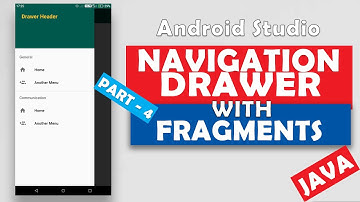 Navigation Drawer With Fragments (2020) | Part 4/4 | Android Studio Navigation Drawer Tutorial