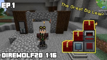 Direwolf20 1.16 [Ep.1] The Great Big Leap!