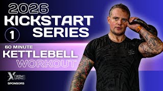 1: 60 Minute Full Body KETTLEBELL Workout (Cardio & Strength)
