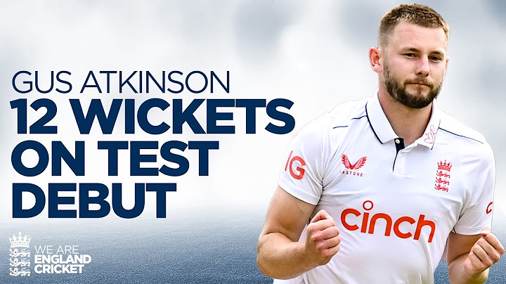 👏 Fourth BEST Figures on Test Debut IN HISTORY | Gus Atkinson's 12 Wickets v West Indies