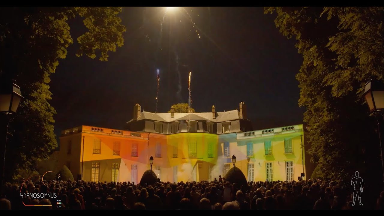 Spectacle en mapping vidéo avec pyrotechnie à Gif-sur-Yvette