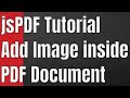 jsPDF Tutorial - Add Image inside the PDF Document