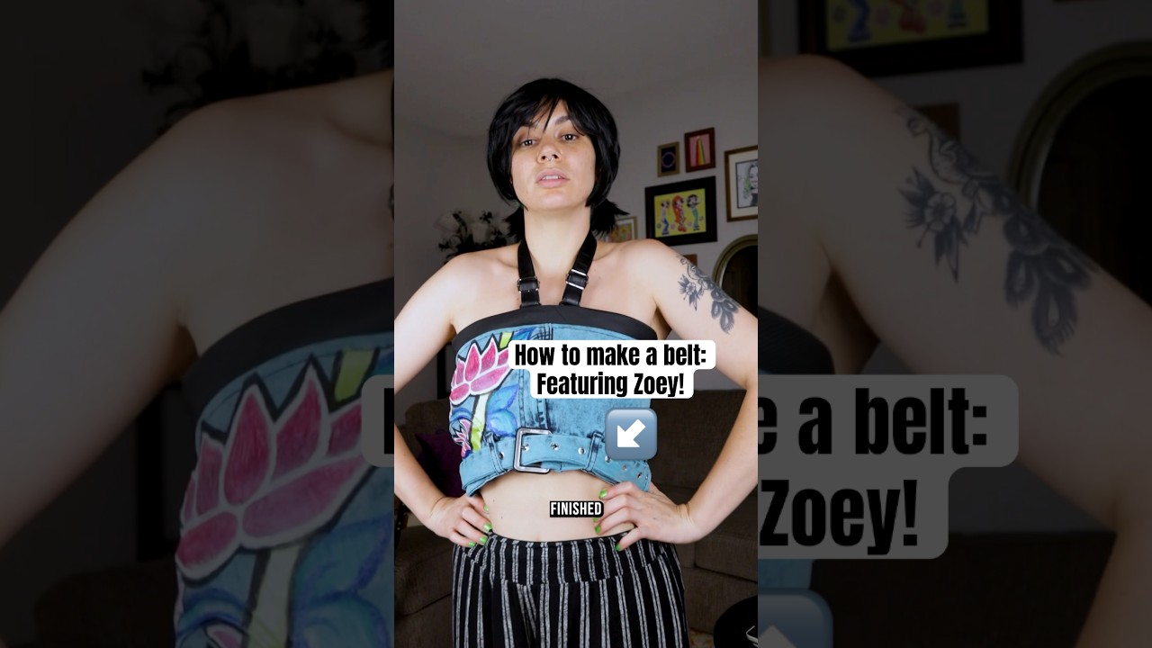⚠️ revealing my cosplay process: featuring Zoey! ⚠️ #kpopdemonhunters #thriftflip #cosplaytutorial