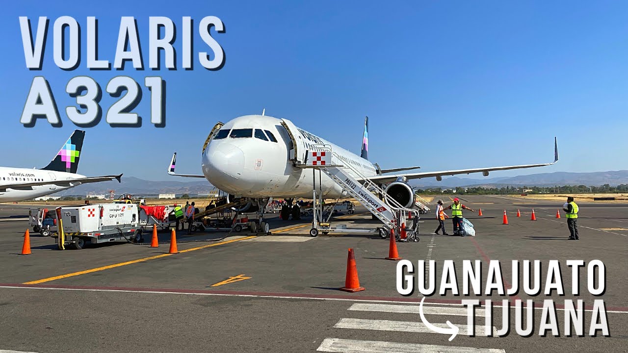 TRIP REPORT: Volaris A321 (ECONOMICA) | Guanajuato - Tijuana | Reporte de vuelo FHD