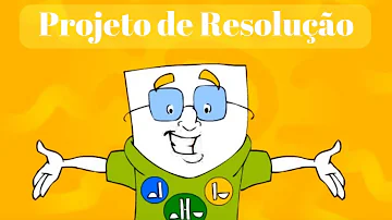 Quem pode propor projeto de resolução?