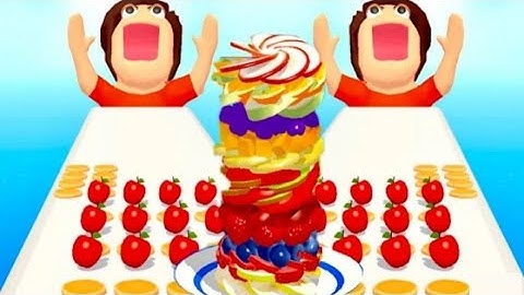 PANCAKE RUN All Levels Gameplay Walkthrough (iOS,Android) New Big Update Levels 21-25