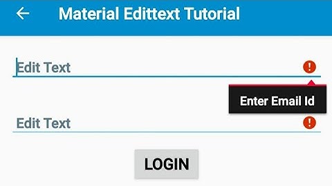 Set EditText Material in sketchware Tutorial