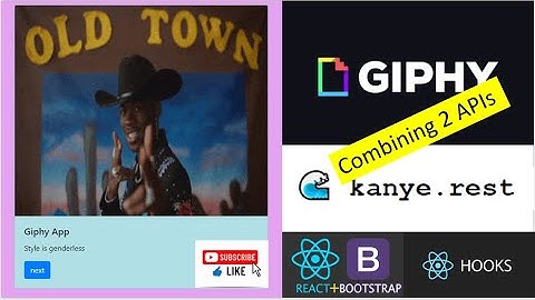 React App using Giphy Api and kanye.rest
