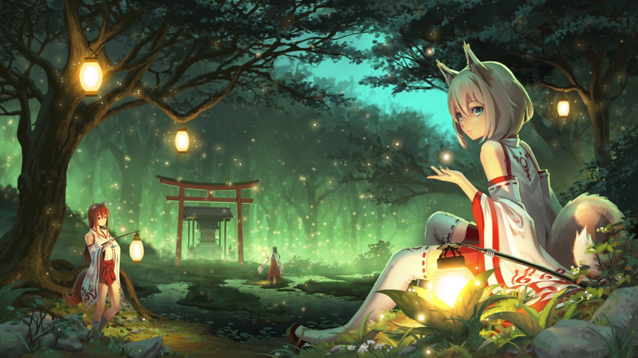 Miko Fox Animated Wallpaper Engine YouTube