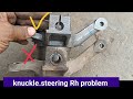 how to replace front hub bearing and knuckle assembly Maruti Suzuki Alto#knuckle.steering#tyre wear