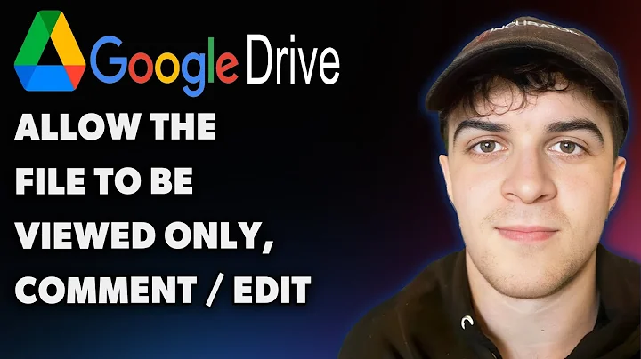 How to Share Files From Google Drive (allow File to Be Viewed Only, Comment / Edit)(Full 2025 Guide)