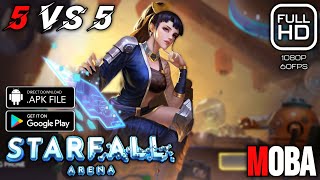 Starfall Arena (Early Access) Max Graphics Setting 1080P 60Fps | 5 VS 5 PVP | Redmagic 7 Android