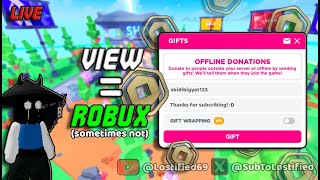 🔴 PLS DONATE 💸 STREAM | SAVING UP ROBUX FOR STREAMS🔴