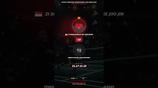 ANTICA Singapore International Challenge 2026 Badminton | R16: KAT/NGE beat FLAATTEN/ØSTHASSEL