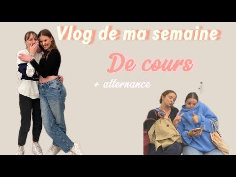 Une semaine avec moi en école de communication en alternance (premier vlog !)