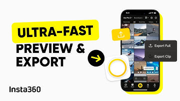 Insta360 App - Preview and Export in a Tap