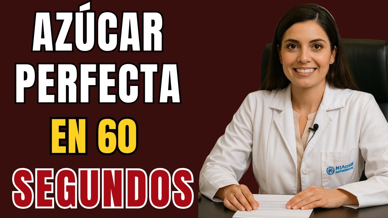 Doctor Explica: Un Hábito de 1 Minuto al Día para Mantener Estable el Azúcar en la Sangre