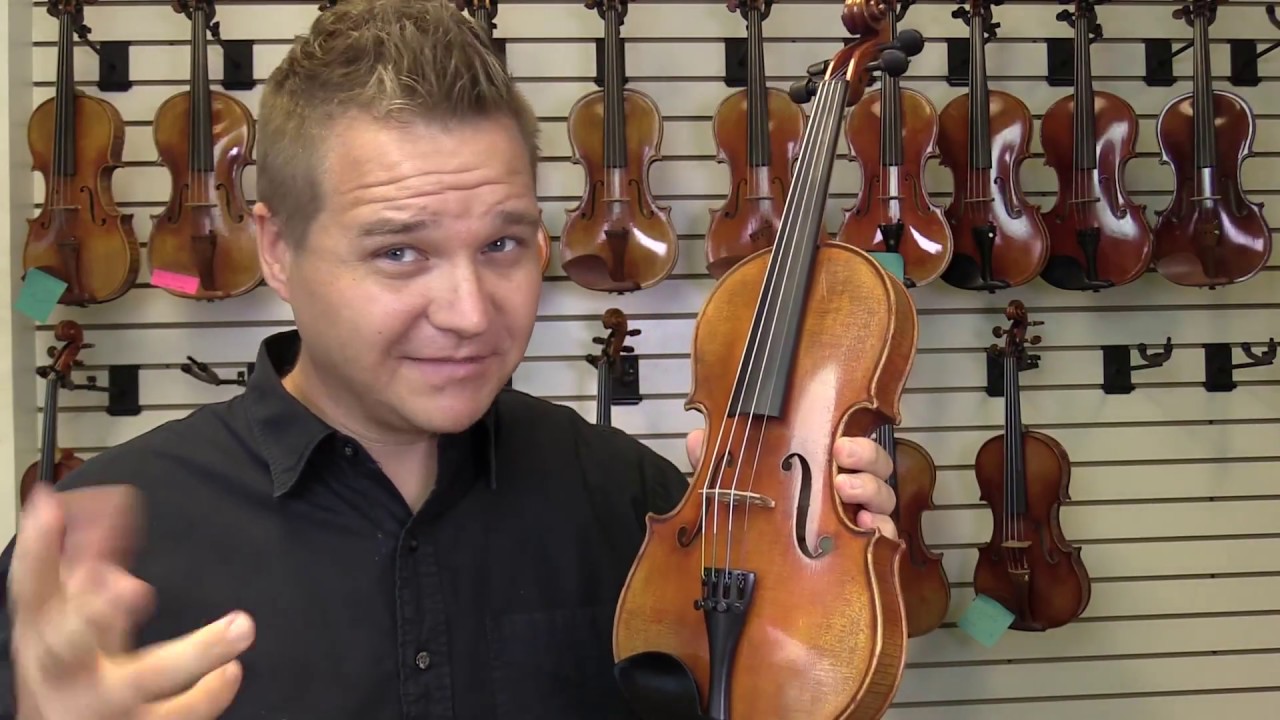 Scott Cao 1/2 Size Model STV200　2009 Scott Cao STV750 1/2 size violin USED No. 16 - YouTube