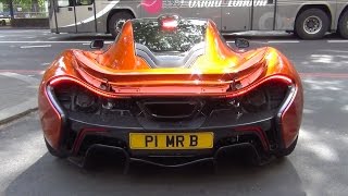 McLaren P1 Sound in the City - Start and Acceleration