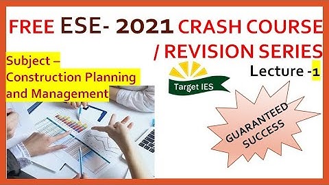 Free Crash Course for ESE-2021: CIVIL Engg. | LECTURE -1 | PREPARATION STRATEGY & C.P.PM - 1