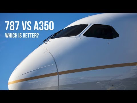 Vídeo: Diferença Entre Airbus A380 E Boeing 787 Dreamliner