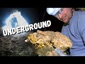 SCREAMER IN THE WALL! - Metal Detecting Gold in an Abandoned Mine!