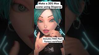 Create a Disperse shrooms 3ds Max scene