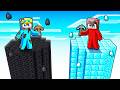 POOR vs RICH: ORE TOWER Battle! (Minecraft)