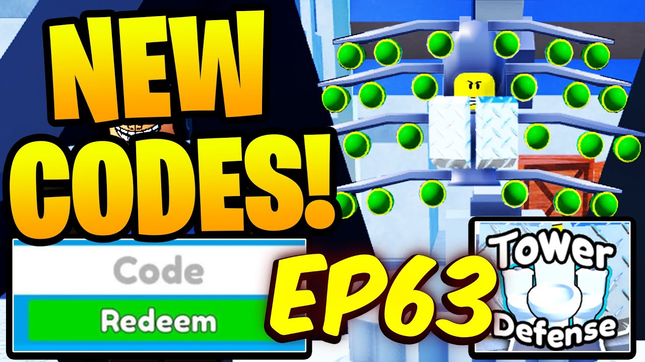 ALL WORKING *NEW* CODES FOR BATHROOM TOWER DEFENSE X *EP 63!* Roblox  Bathroom Tower Defense X Codes 