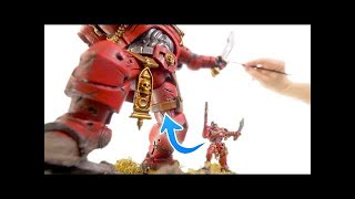 Sculpting and painting a GIANT Warhammer 40k Space Marine!