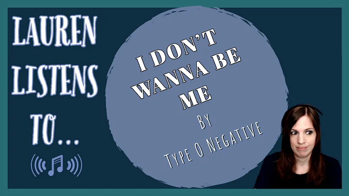 A Surpresa Musical do Typo Negative: I Don't Wanna Be Me