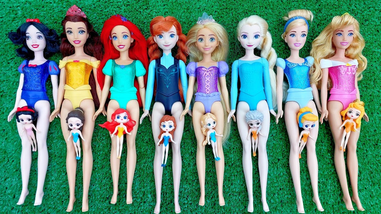 Cute Miniatures Disney Princess Frozen ELSA & Annall! elsa satisfying [ Unboxing ASMR