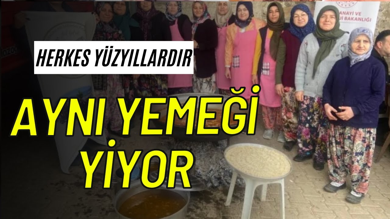 Bu köyde herkes yüzyıllardır Ramazan'ın ilk günü aynı yemeği yiyor