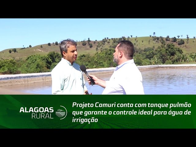 Projeto Camuri conta com tanque pulmão que garante o controle ideal para água de irrigação