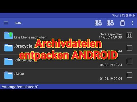 Video: Wie kann ich kostenlos eine Zip-Datei auf meinem Android-Handy öffnen?