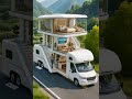 Ultimate 3-Story RV Villa | Luxury Home on the Road | AI Gen #dreamrv #adventure #shorts