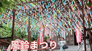 約5000個の風鈴が涼やかな音色響かせる…福岡・山王寺 - YouTube