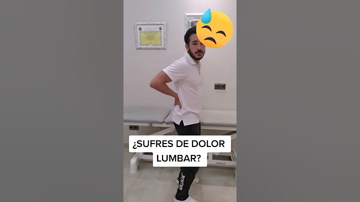 🔴 ¿CÓMO ALIVIAR EL DOLOR LUMBAR?