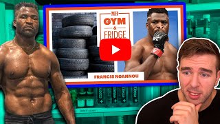 Reacting To What Francis Ngannou Eats To Get To 265 Pounds SHREDDED