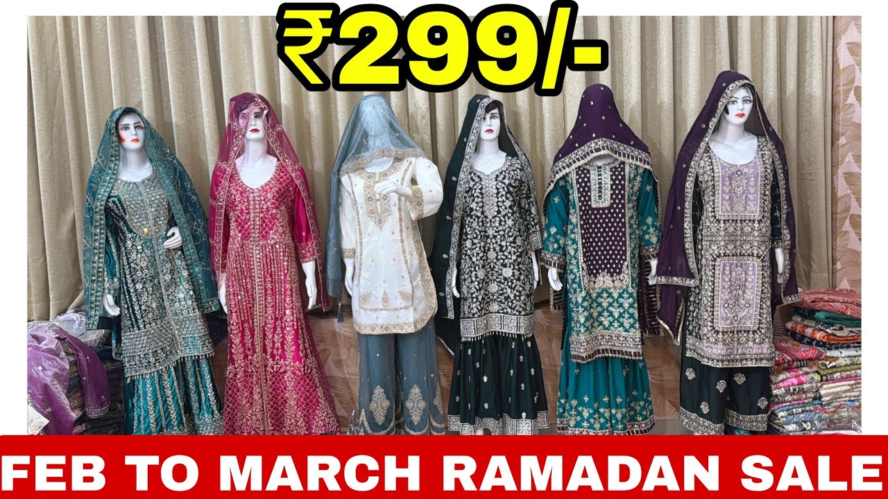 🔥Mind Blowing Ramadan Sale🔥 Chance to Chance womens designer Studio Moinbagh Hyderabad 