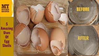 5 Amazing Egg Shell Hacks | Never throw an Egg shell again|How to use Egg shells in Daily activities
