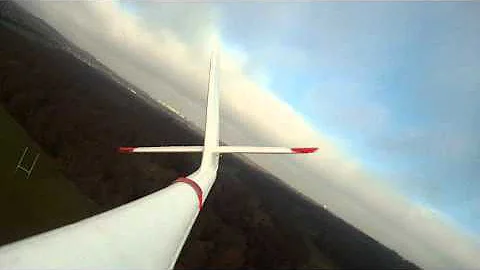 easyglider pro with hero hd onboard flying above B...