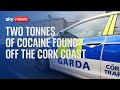 Gardaí news conference after two tonnes of cocaine found on boat off the Cork coast