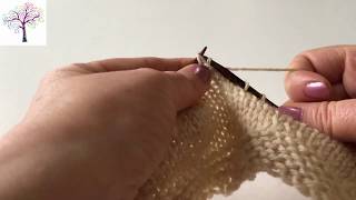 Slip 2 stitches together, knit 1, pass slipped stitches over / Sl2tog-k1-psso